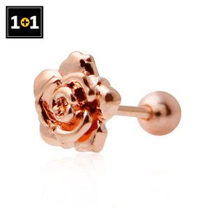 14K 골드핀 골드 이터널로즈 피어싱 Gold pin 1+1 [한쪽 판매]