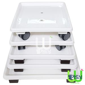 [조이가든]로라 정사각 물받이 화분받침