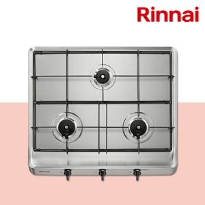 린나이 3구 가스쿡탑 빌트인 가스레인지 RBR-S3000, RBR-PF3000, RBR-PF3600L (타공치수 560x480) 전기식 모음
