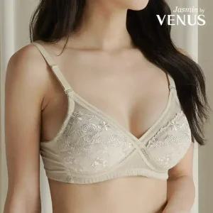 비너스 A컵 노와이어 홀겹 브라 여성 여자 속옷