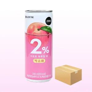 2% 이프로 부족할때 복숭아 제로 240ml x 30개(1박스)