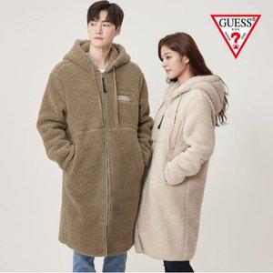 갤러리아 [게스(진)] F/W [공용] 유니 뽀글이 롱 후드 집업 NK4K0615