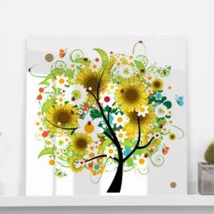 아트박스 꾸밈 cl098-아크릴액자_행복이자라는해바라기나무 중형)