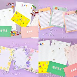 종이배카드 생일 기념일 편지지 남자친구 여자친구 군인 곰신 군대 캐릭터 원고지