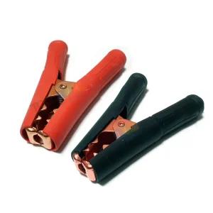 크레토스 특200A 어스집게 어스클램프 밧데리점프선 용접선 클램프 홀더 집게 흑색 적색 1조(2개)