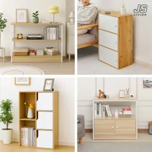 [모음전] 인테리어 높은 원목 거실장 앤틱 거실 장식장 북유럽 책장 정리함 키큰 진열장 선반 다이 다용도 틈새 수납장 침실 수납 서랍장