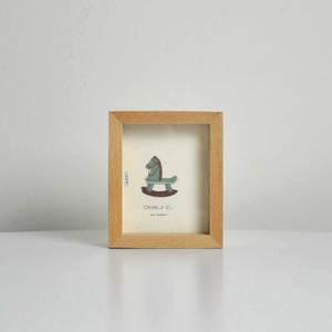 아기자기한 초미니 사각 인테리어 포토 액자 5.5x7cm 귀여운 책상 사무실 작은 장식품 아기자기한