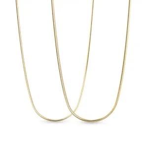 14K 18K 셀럽 스네이크 목걸이