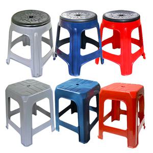 국산 플라스틱의자 사각 회전 보조 간이 행사 높은 의자