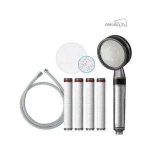 대림바스 디클린 샤워기+리필필터+세라믹볼+샤워호스(그레이)SET