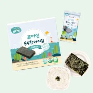 퓨어잇 오가닉 아기김 김천일염 3팩세트 아이김