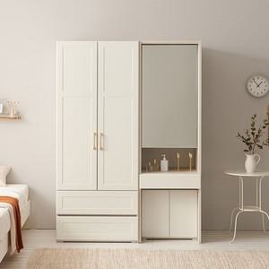 나무뜰 메이 1400 키큰 투서랍 화장대 모듈 옷장 세트 JNF046