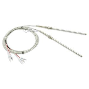 TC-N 1/8 PT 볼트 타입 PT100오옴 200mm 리드선 2m SUS304 측온저항체 3선 RTD 니플 온도센서