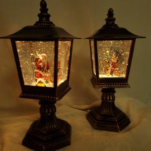 크리스마스 가로등 랜턴 워터볼 무드등 스노우볼 오르골 USB 건전지 겸용