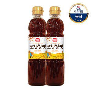 [사조대림][사조]조청1.2KG(쌀엿) x2개