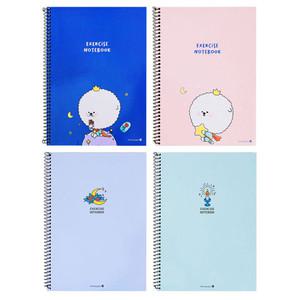 모닝글로리 좌철 스프링 연습장 무지 노트 국내산 공책 심플한 학용품 귀여운 중학생 고등학생 대학생