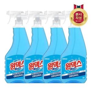 [윈덱스] 스프레이 유리세정제(본품) 500ml x 4개