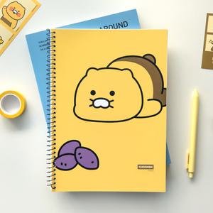 카카오프렌즈 춘식이 스프링 연습장 무지 무선