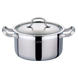키친플라워 플래티나 누보 통3중냄비 양수냄비 18cm IH 인덕션겸용 안심스텐