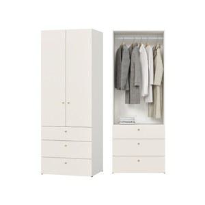 한샘 샘베딩 마일드 옷장 80cm(높이216cm) 행거서랍형 2종