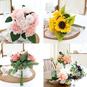 조화 셀프웨딩 부케 인테리어 조화꽃다발 촬영소품