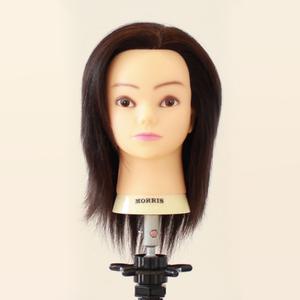 [모리스] 08D 100%인모 10인치 숏헤어 (모량위주)/연습용 통가발/ 와인딩용 열 화학 시술 가능