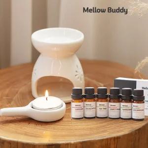 자연이주는 힐링치료제!천연 아로마테라피 오일 6종+ 오일버너