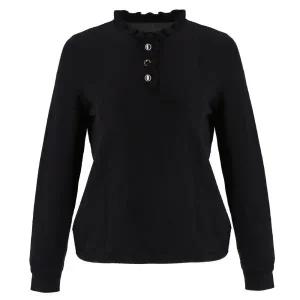 [롯데백화점]엠씨 목선 프릴니트C21K082