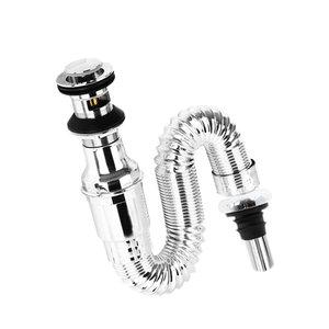 세면대 배수구 일체형  자동팝업 세면기 부속 부속품 막힘해결 배수관 교체 프리미엄 아이트랩