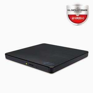[인증점] 히타치엘지데이터스토리지 GP62NB60 팬텀블랙 슬림 외장 ODD CD 외장형DVD