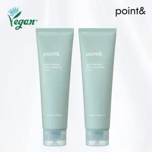 [포인트앤] point  비건 수분촉 약산성 베지 클렌징폼 150g X 2개