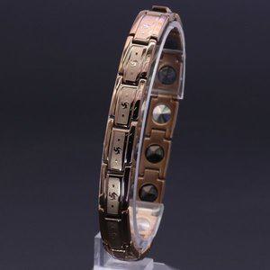 [큐케어]사노피아 써지컬 게르마늄 자석팔찌 NSA-P001 (핑크골드)