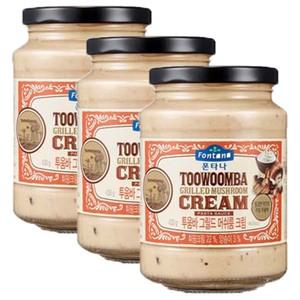 폰타나 투움바 그릴드 머쉬룸 크림 파스타소스, 430g, 3개