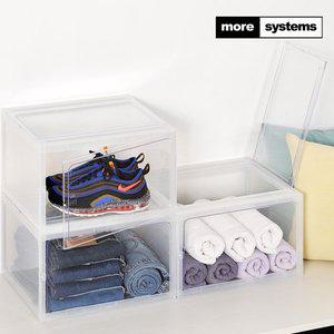 모아시스템즈 투도어 DIY 조립식 수납함 1개 플라스틱 서랍장 수납장 정리함