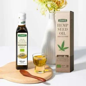 르반테 유기농 대마종자유 250ml 1병 단박스 선물세트 + 스푼,감사쇼핑백