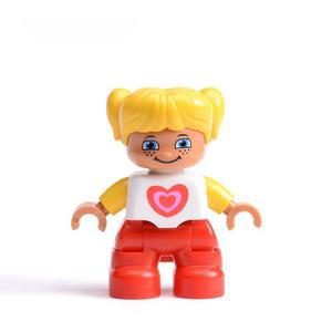 레고 듀플로 호환 피규어 사람 - 07. 꼬마 (여자) - 3
