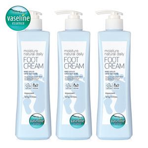 바세린 고보습 풋크림 500ml 2개+1개더 / 고보습 대용량