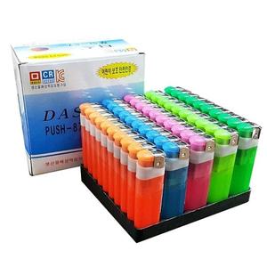 형광칼라 다스 전자식 일회용라이터 50P박스