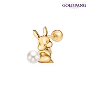 [골드팡] 14k 피카부레빗펄 피어싱