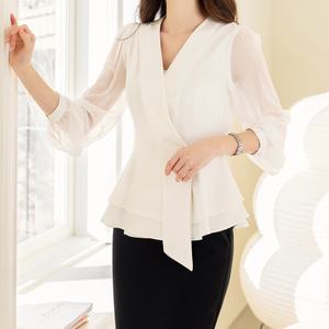 [시크라인] 조안 쉬폰 블라우스