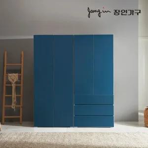 장인가구 비쥬얼 터치 3단서랍 1600 옷장