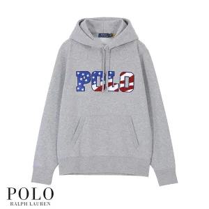 [폴로 랄프로렌]남성 성조기 로고 기모 후드티셔츠 710794799002