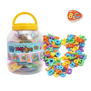 알찬 자석놀이 종합세트 자석글자 한글 영어 숫자  117p