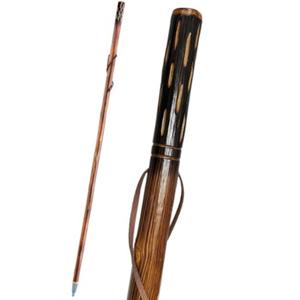 콕스콤 유러피안스타일 등산,트레킹용 나무지팡이 체스트넛카빙