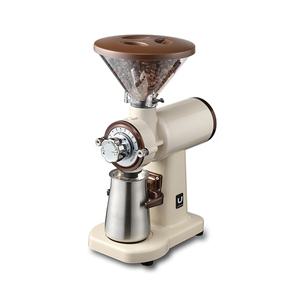 어바닉060 전동 커피그라인더 스테인리스날(버)_라떼베이지 10단계 분쇄도