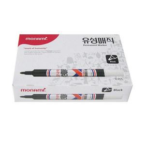 모나미 유성매직 흑색 1타