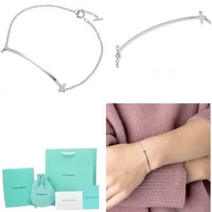 여자 남자 티파니 T 스마일 팔찌 브레이슬릿 실버 선물 샐일 기념일 여자친구 남자친구