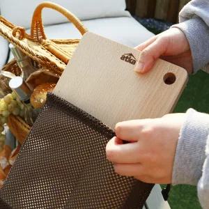 [롯데백화점]신명글로빅스 ATKA 아트카 너도밤나무 캠핑 도마 + 파우치 세트 AK-AKK2AC005