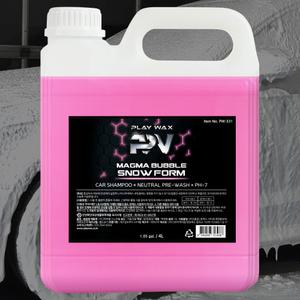 플레이왁스 마그마버블 고농축 카샴푸 4L 대용량