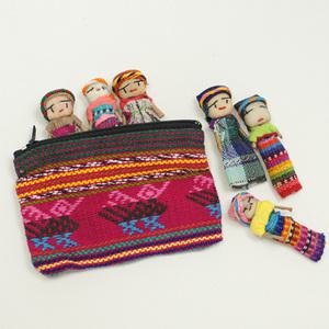 과테말라 걱정인형 6개 + 지갑